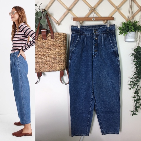 Vintage | Pleated Jeans P356 - Picture 3 of 15